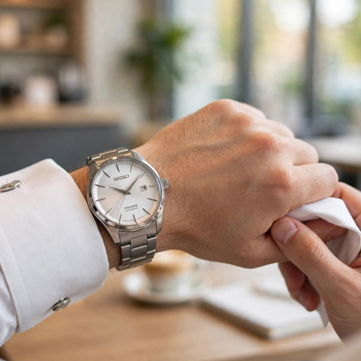Seiko Presage Silver