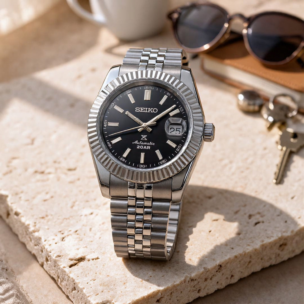 Seiko  5 Black Royal