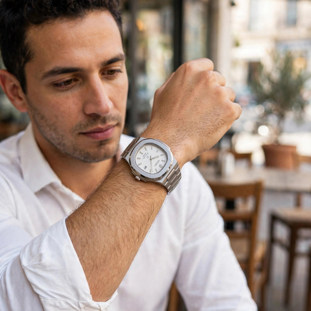 Seiko 5 Silver Prestige