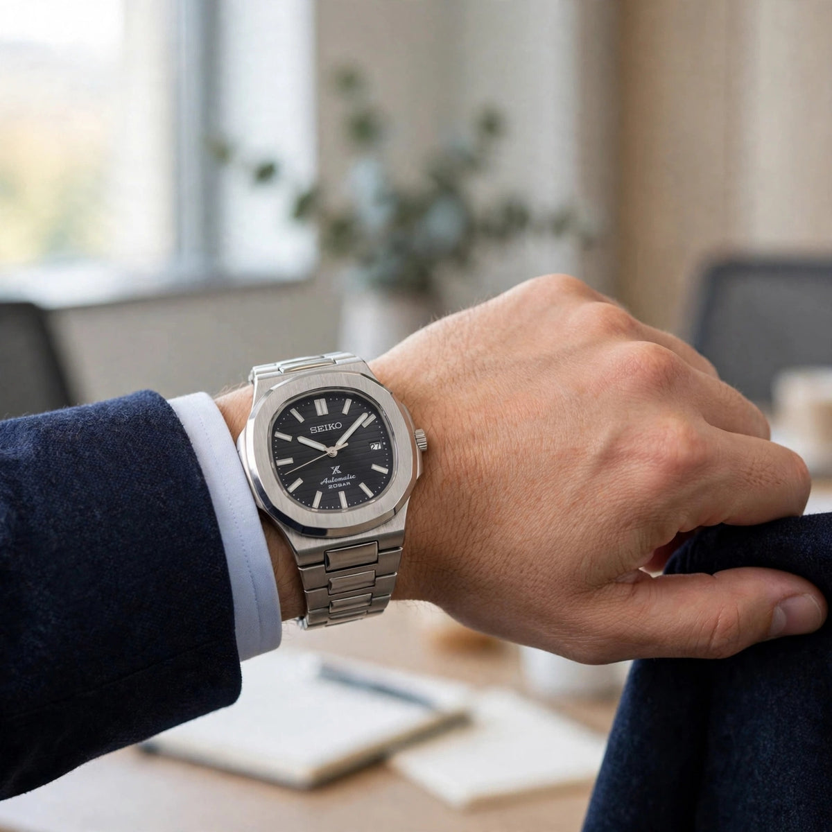 Seiko 5 Black Prestige